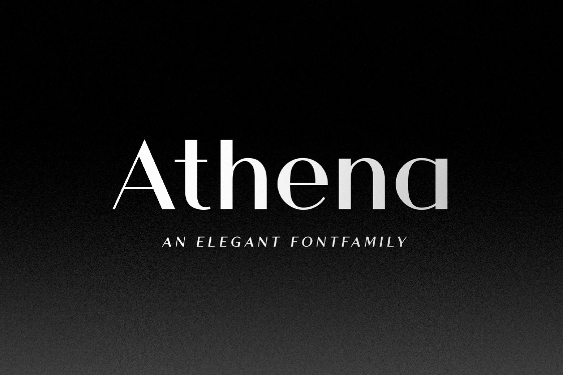 alpine font like Athena
