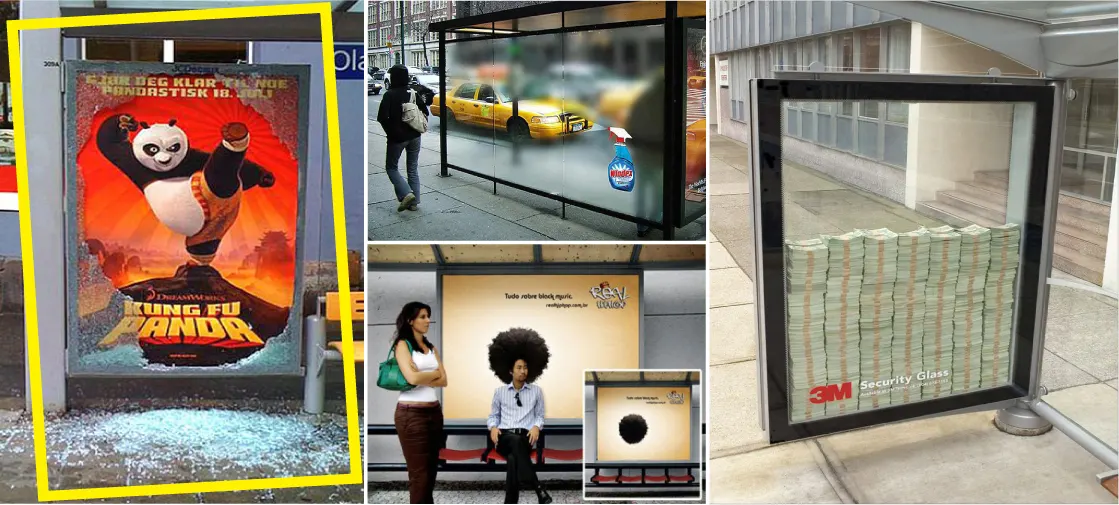 quirky bus shelters